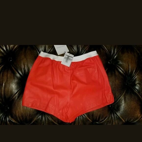 T by Alexander Wang Leather Boxer Shorts with Pockets S - Picture 3 of 6
